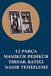 12 Parça Manikür Pedikür Seti 12PARÇAMANİKÜRSETİ1