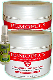 HEMOPLUS 2 ADET 100 ML HEMOR.ROİDİN KREMİ + ÇÖREK OTU YAĞI TESKİN YAĞI 30 ML