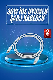 Type-C Lightning 30W Hızlı Şarj Kablosu UUCZZZ30WŞARJKABLOSUUUUU1-1-1