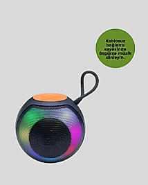360° Stereo Surround Sesli Taşınabilir Hoparlör