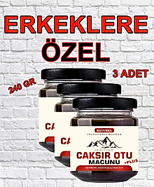 HATAY YÖRESİ ÇAKŞIR OTU ERKEKLERE ÖZEL MACUN 240 GR X 3 ADET