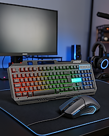 Işıklı Mekanik Gaming Klavye ve Fare Seti UCZZZPG8018KLAVYEEEEE1-1