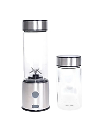USB Type C Şarjlı Cam Blender 6 Bıçaklı Smoothie ve Shake Blender