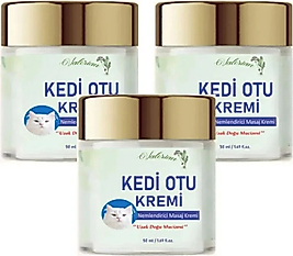 SÜPER KEDİ OTU KREMİ UZAK DOĞU MUZİCESİ DOĞAL MASAJ KREM 50ML X 3 ADET
