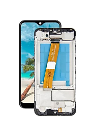 Samsung A01  Ekran Dokunmatik Çıtalı SRV (Siyah)