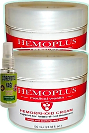SÜPER HEMOPLUS KREM 100 ML X 2 ADET + ÇÖREK OTU YAĞI 30 ML