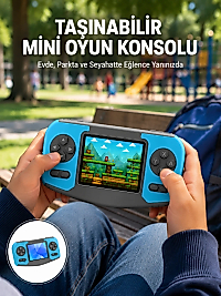 Taşınabilir Mini Video Oyun Konsolu Ergonomik Tasarım