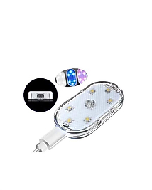 Kolay Montajlı, Çok Renkli USB Şarjlı Kablosuz Araç İçi Işık Seti