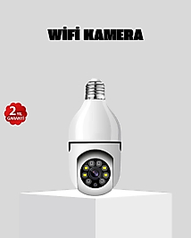Akıllı Duy Kamera 360 Derece Dönebilir ve PTZ Teknolojili