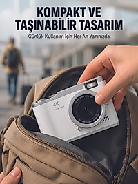Taşınabilir Dijital Kamera Otomatik Odaklama ve Beauty Modu