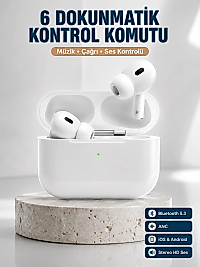 Yeni Nesil Pro Bluetooth Kulaklık Android ve İOS Uyumlu Dokunmatik Kontrol