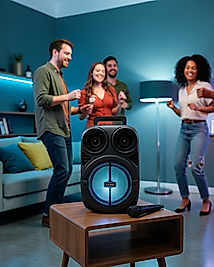 Bluetooth Taşınabilir Karaoke Hoparlör 6.5 İnç RGB Işıklı UCZZZBT612SPEAKER