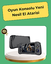 Retro ve Modern Oyun Destekli Taşınabilir Konsol 64GB Kart Dahil