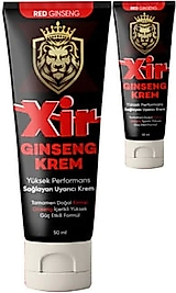 XİR GİNSENG KREM ERKEKLERİ UYARAN MASAJ BAKIM KREMİ 50 ML X 2 ADET