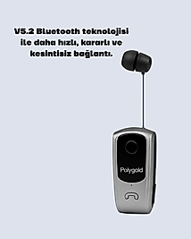 Klipsli Bluetooth Kulaklık Çift Telefon Bağlantısı UCZZZPG920-7