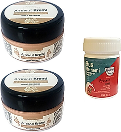 THREE BRAND ARNAVUT KREMİ 2 ADET + RUS MERHEMİ 50 ML 1 ADET