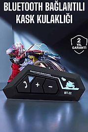 Kask Kulaklık Bluetooth Motosiklet Kulaklık Intercom Su Geçirmez