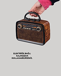 Bluetooth Hoparlör – Kablosuz Bağlantı, Geniş Ses Alanı, Radyo Destekli, Hafif ve Taşınabilir