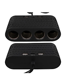Araç İçi Güç Dağıtıcı 4 Çakmaklık 2 USB 1 Type C Şarj Ünitesi
