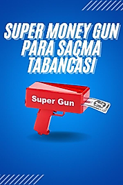 Para Fırlatma Tabancası Çocuklara Özel Kırmızı XXUUCZZZSUPERGUN-1