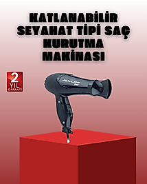 Katlanabilir Saç Kurutma Makinesi Seyahat Tipi Taşınabilir Tasarım