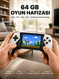 Şarjlı, Hafıza Kart Destekli Oyun Konsolu Yeni Nesil