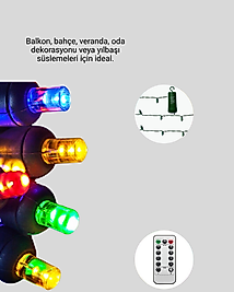 8 Modlu Zaman Ayarlı LED Perde Işık UCZZZ2X2PERDELED-4