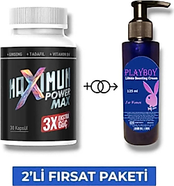 MAXİMUM POWER ERKEKLERE ÖZEL 30'LU MUZİCE LİBDO ARTTRC KREM 125 ML