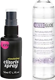 SÜPER ERO CLİTORİS KADINLARA ÖZEL SPREY 50 ML+WATERGLİDE LUBRİCANT 400ML