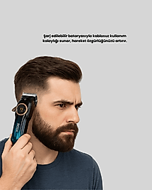 Saç Kesme Makinesi 2000 mAh LCD Ekranlı UCZZZHK610TIRAŞ