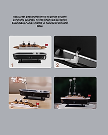 LED Işıklı Aroma Difüzör Titanik Gemi Temalı UCZZZGEMİNEMLENDİRİCİ-7