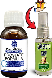 PROSTABİOME: 1 ADET ERKEKLERE ÖZEL 50 ML ŞURUP + 30 ML ÇÖREK OTU YAĞI