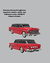 LED Farlı 10W Güçlü Ses Çıkışlı Bluetooth Hoparlör