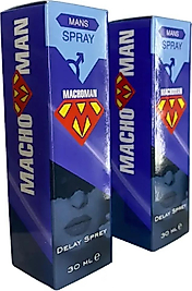 MACHOMAN DİKLEŞTİRİCİ SPREY 2 ADET