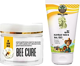 IBN-I SİNA KUYRUK YAĞI & BAL ÖZÜ ÇİZGİLERE KREM + BEECURE TESKİN KREMİ 150 ML