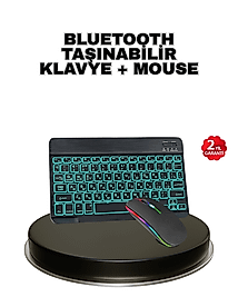 Aydınlatmalı Türkçe Q RGB Klavye Sessiz ve Dayanıklı Tuş Takımı
