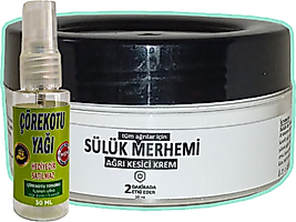 SÜLÜK MERHEMİ 50 ML TESKİN KREMİ + ÇÖREK OTU YAĞI TESKİN YAĞI 30 ML