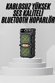 Bluetooth Hoparlör Çift Çıkışlı Büyük Boy UUCZZZKTS1096HOPARLÖRRRRRR1