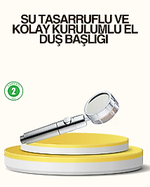 Su Basıncını Artıran Sızdırmaz Duş Başlığı