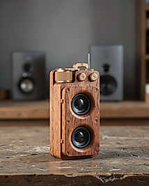 Vintage Tasarım Bluetooth Hoparlör UCZZZA8SPEAKER-1