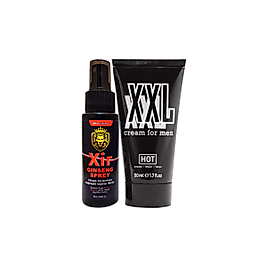 XİR SPRAY 60 ML + HOTXXL KREM : ERKEĞE ZAMAN SET