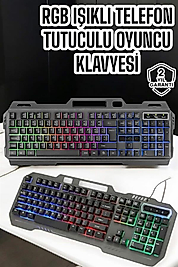Kablolu RGB Işıklı Klavye ve Mouse Seti UUCZPG8018KLAVYE2