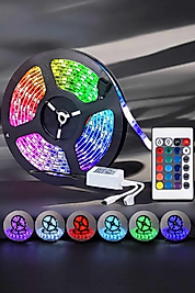 LED Şerit 5 Metre RGB Kumandalı UCZ5MŞERİTLED3
