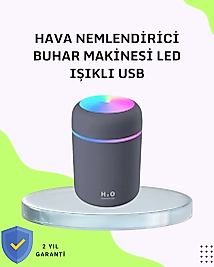 Taşınabilir Hava Nemlendirici – Renkli Işık ve USB Bağlantı