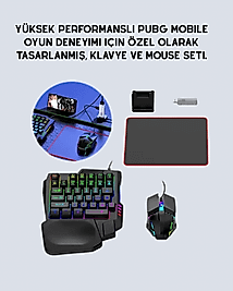 Mobil Oyunlar için Klavye, Mouse ve Dönüştürücü Seti