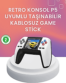 Kompakt Retro Oyun Konsolu | P5 GamePad ile Eski Günlere Dönün