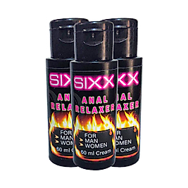 SIXX REIAXFOR ANALCREAM 3 ADET BAY BAYAN KREM 60 ML