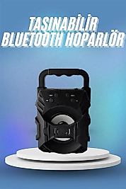 Bluetooth Hoparlör Android ve İOS Uyumlu Ses Bombası USB Girişli Taşınabilir