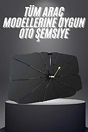 Yeni Nesil Tüm Araç Modellerine Uygun Oto Şemsiye Katlanabilir UV Işınlarına Karşı