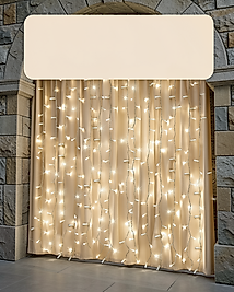 3x3 LED Perde Işık Şelale Tasarımı XUCZZZ3X3PERDELEDD-3